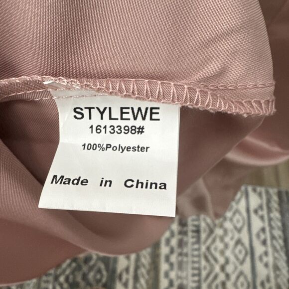 NWT Women's Midi sz 16/18 Dress Wedding Formal Party Stand Collar Satin MSRP$85 - Picture 8 of 14